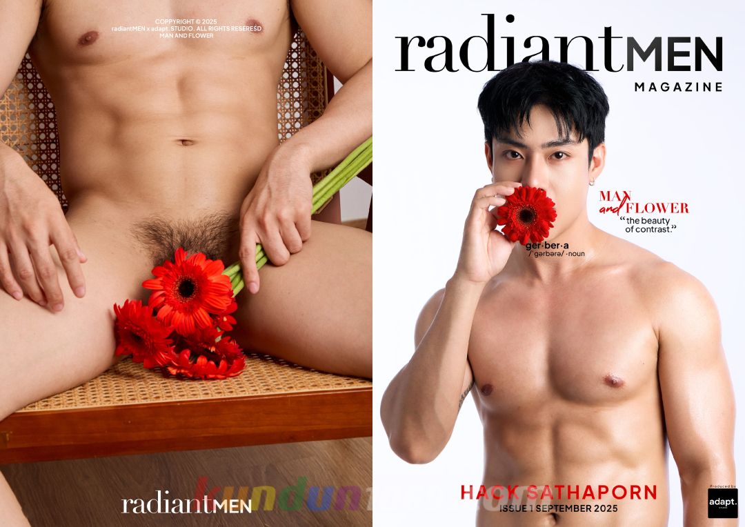 [PHOTO SET] radiantMEN – MAN and FLOWER – HACK SATHAPORN