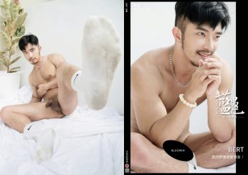 [PHOTO SET] BLUE MEN NO.447 – BERT / 肌肉野狼深夜噴溢